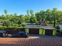 Blick aus dem Küchenfenster auf die Bode