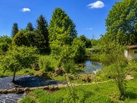 Grundstück mit Teich