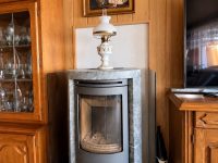Kaminofen im Wohnzimmer